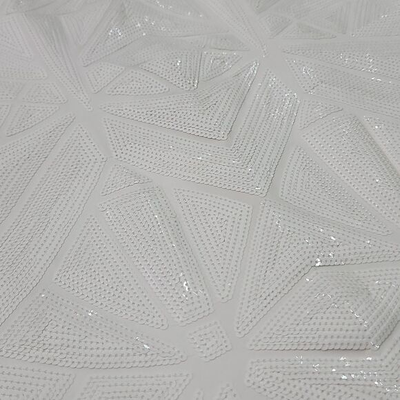 New Tobi White Sequin Skirt Size Medium - Picture 2 of 5